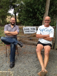 Greg-Allinson-marketing-and-Danny-van-Selm-vineyard-manager-at-Pask